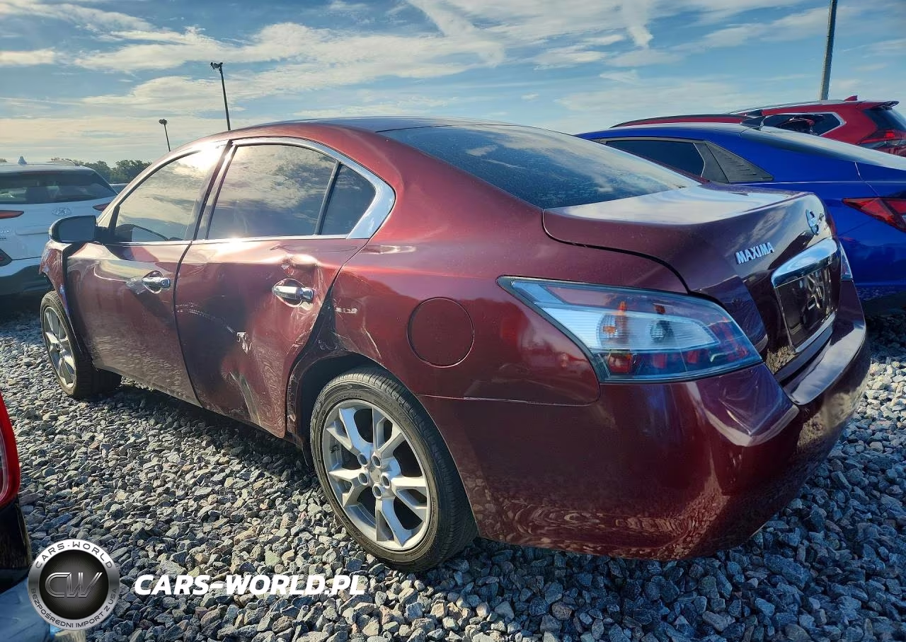 2013 Nissan Maxima S-Sv VIN:1N4AA5AP4DC837001 - 2