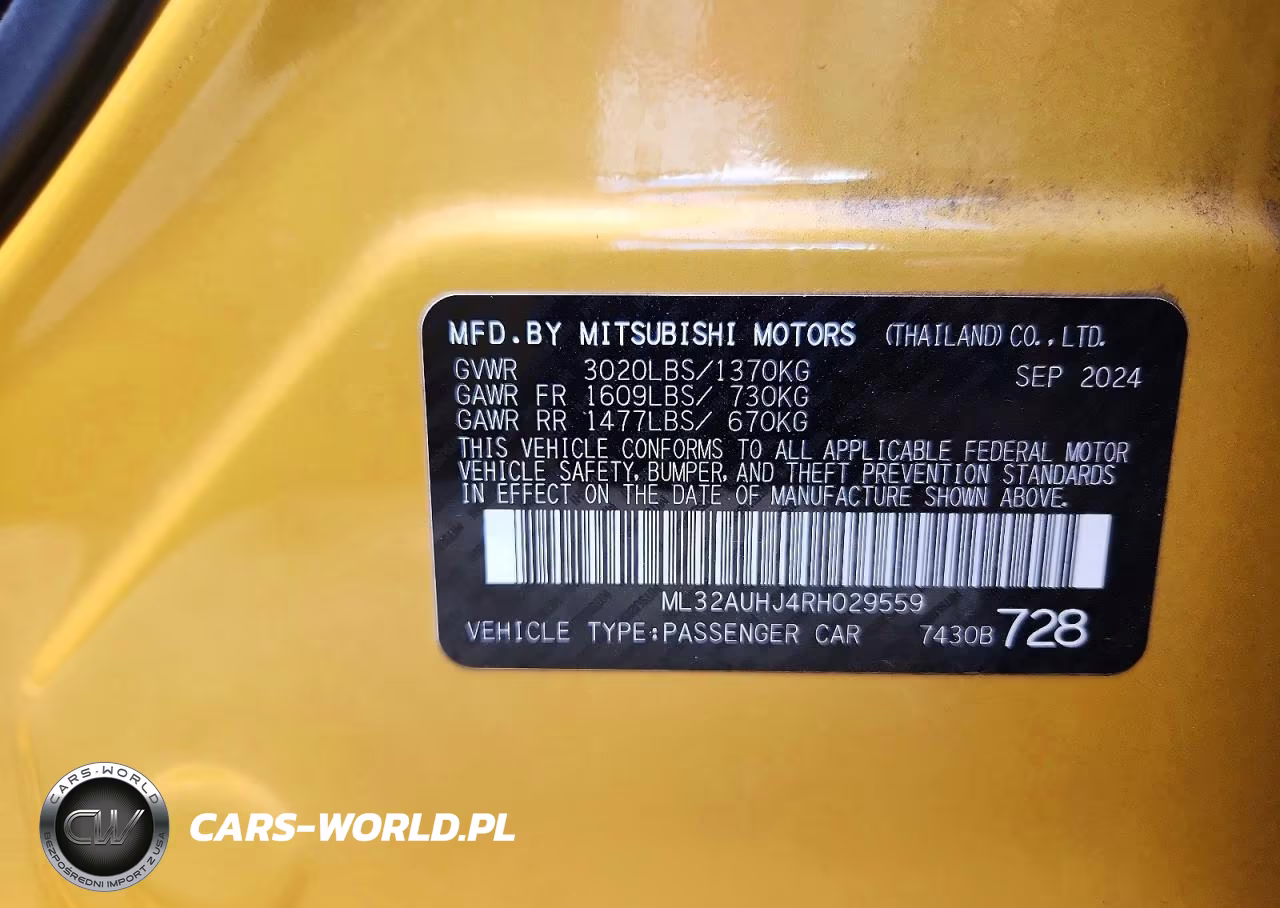 2024 Mitsubishi Mirage VIN:ML32AUHJ4RH029559 - 13