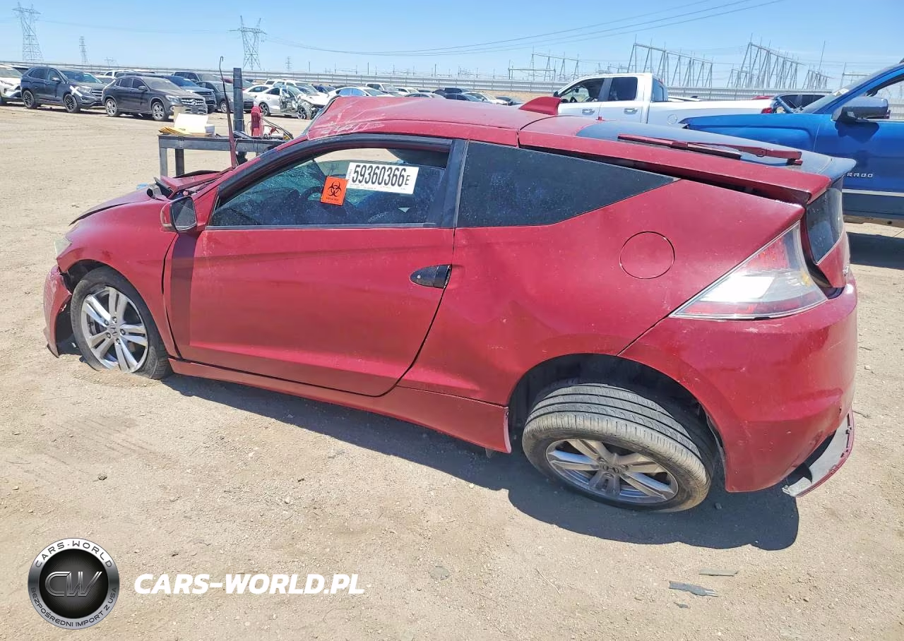 2011 Honda Cr-Z Ex VIN:JHMZF1D60BS008874 - 2