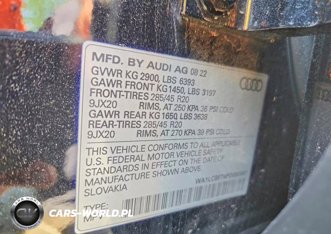 2023 Audi Q7 Premium Plus VIN:WA1LCBF74PD000567 - 13