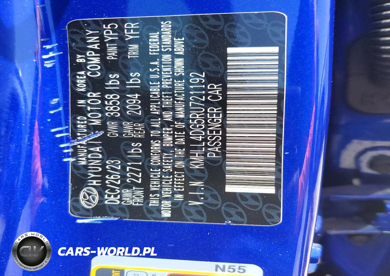 2024 Hyundai Elantra Se VIN:KMHLL4DG5RU721192 - 13