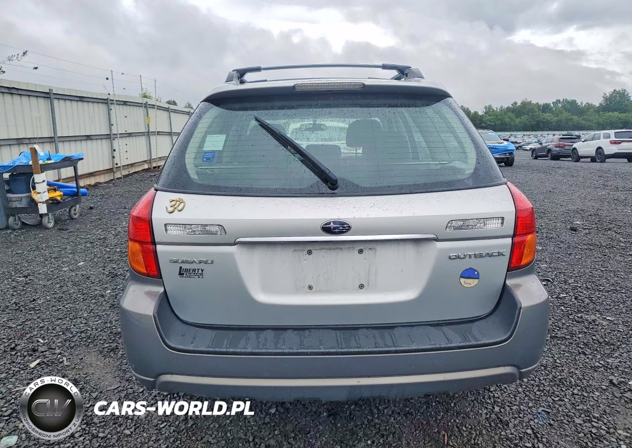 2006 Subaru Legacy Outback 2.5I VIN:4S4BP61C867326270 - 6