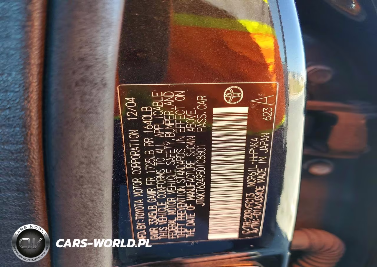 2005 Scion Xa Base VIN:JTKKT624950108801 - 12