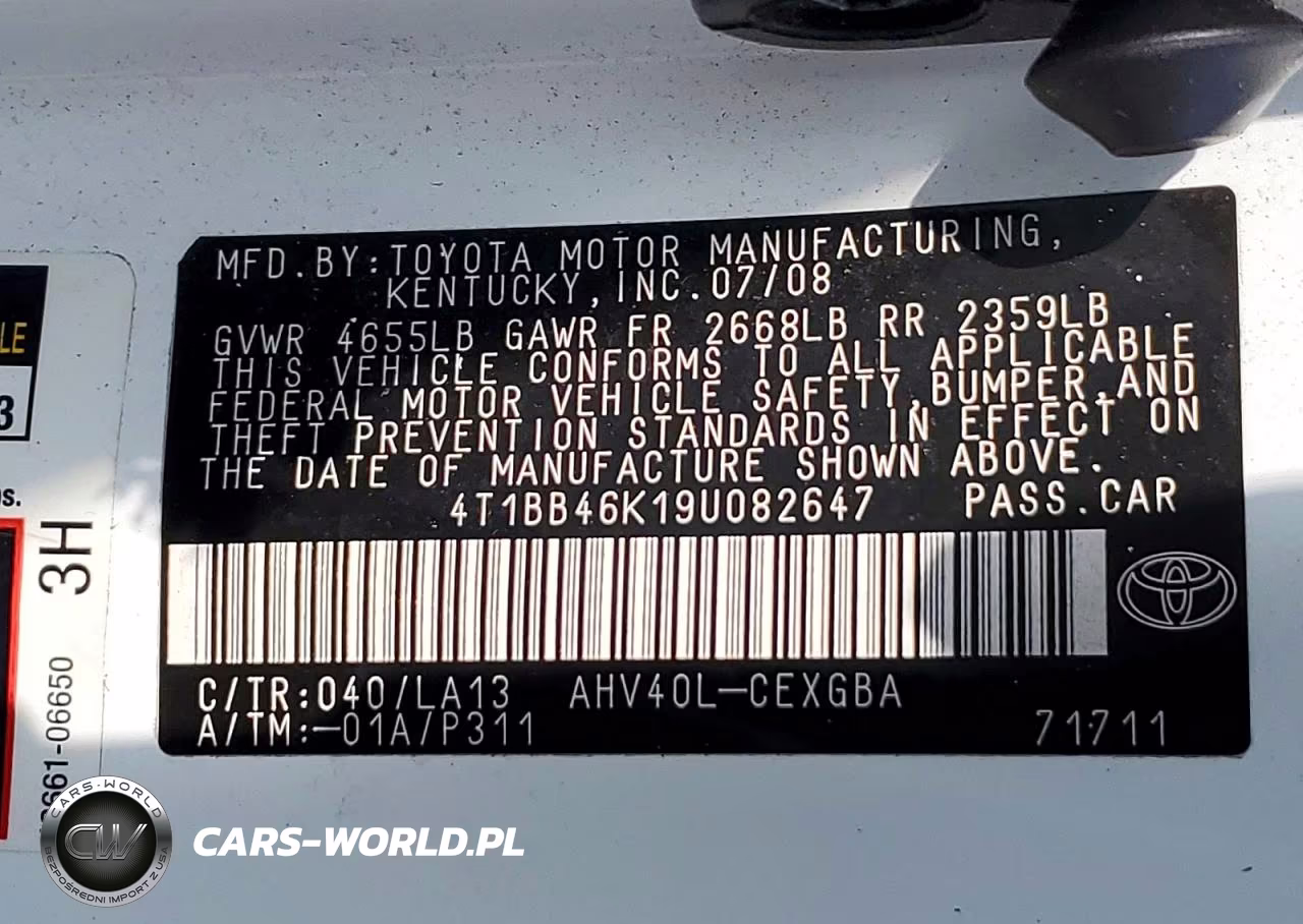 2009 Toyota Camry Hybrid VIN:4T1BB46K19U082647 - 12