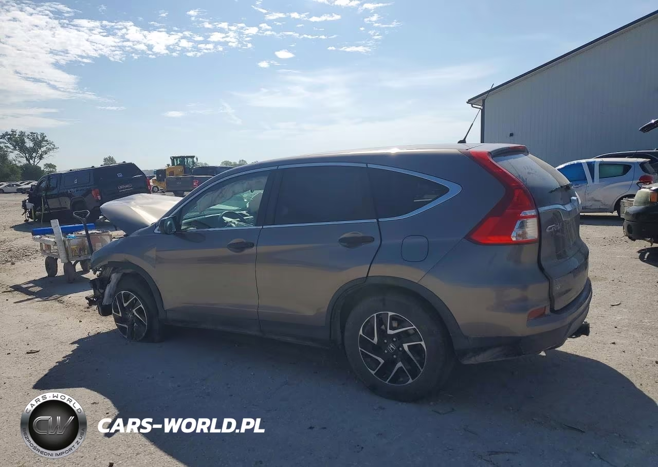 2016 Honda Cr-V Se VIN:5J6RM4H46GL014871 - 2