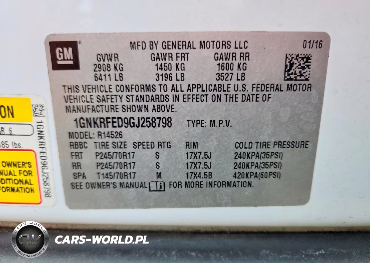 2016 Chevrolet Traverse Ls VIN:1GNKRFED9GJ258798 - 12