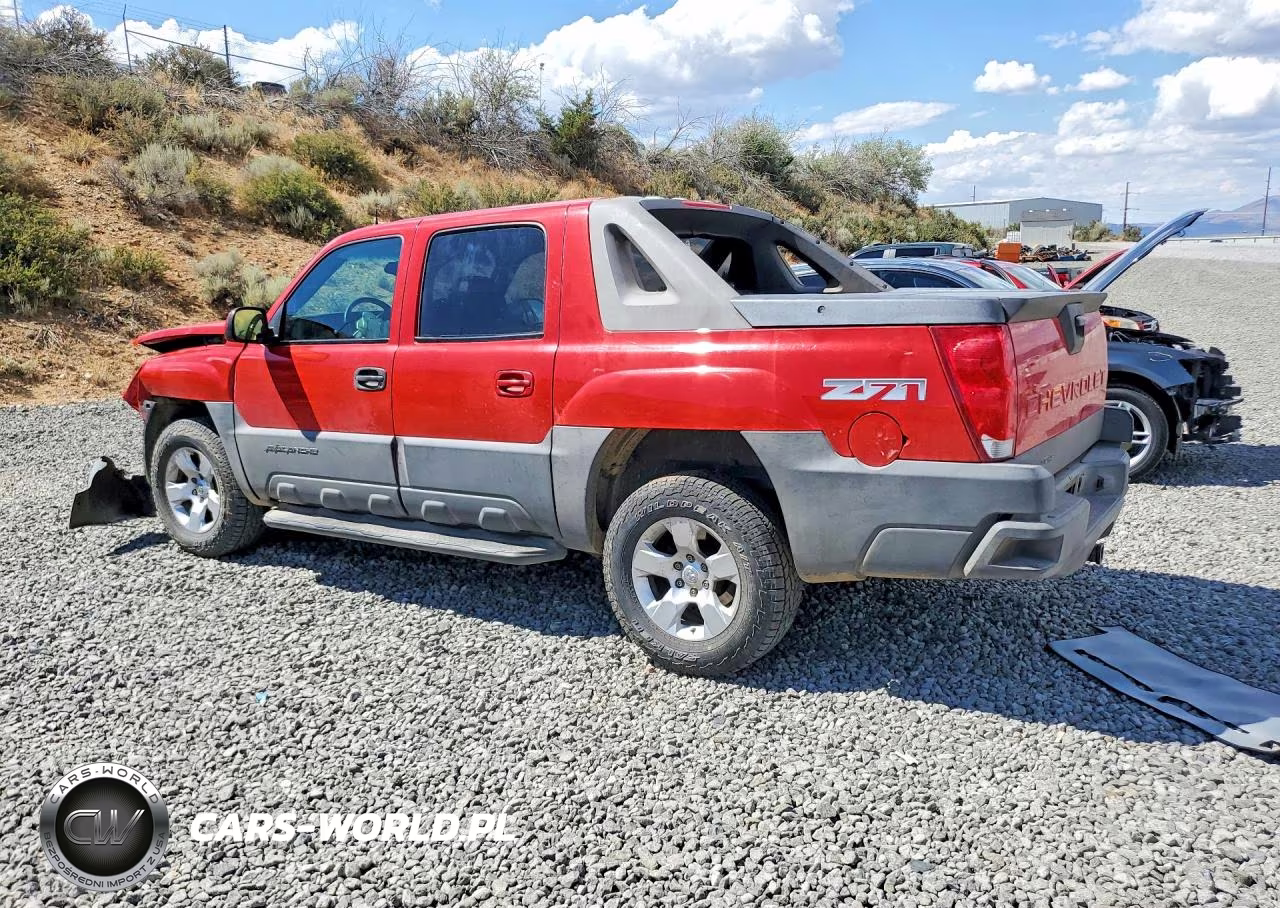 2003 Chevrolet Avalanche K1500 VIN:3GNEK13T63G319258 - 2