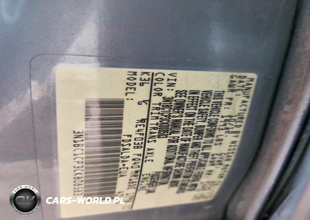 2012 Nissan Versa 1.8 S VIN:3N1BC1CP3CK808583 - 12