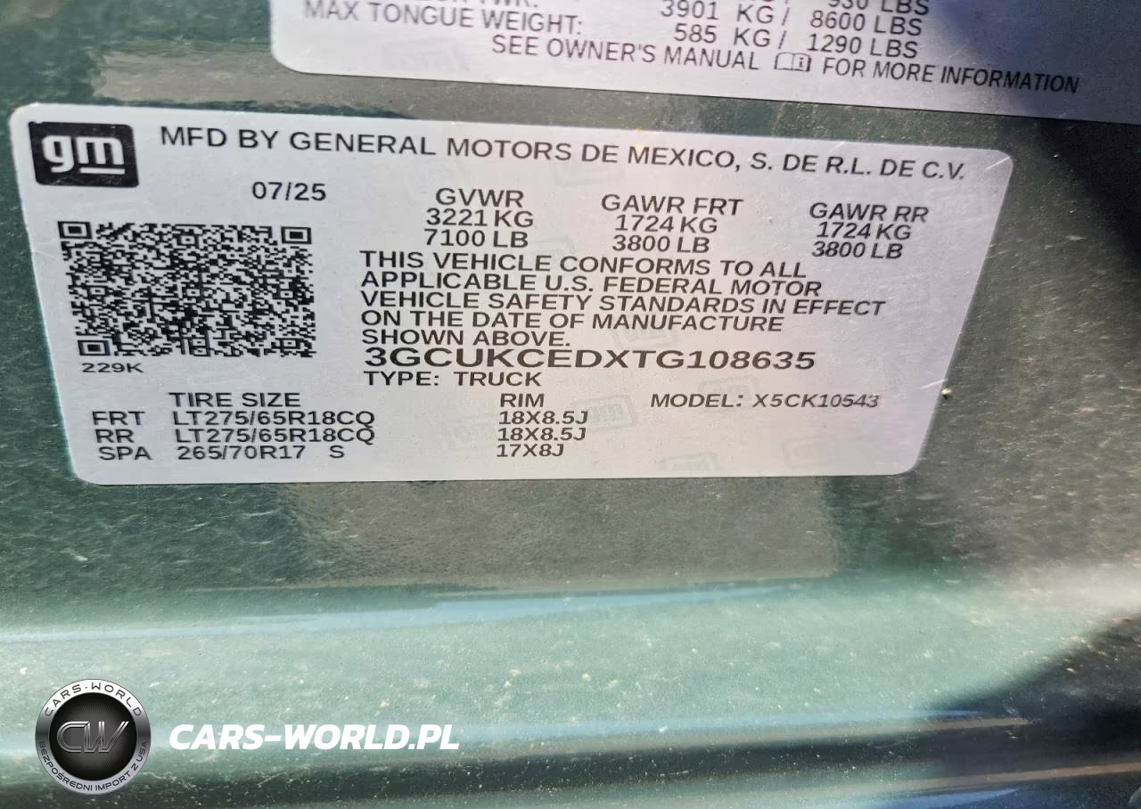 2026 Chevrolet Silverado K1500 Trail Boss Custom VIN:3GCUKCEDXTG108635 - 12