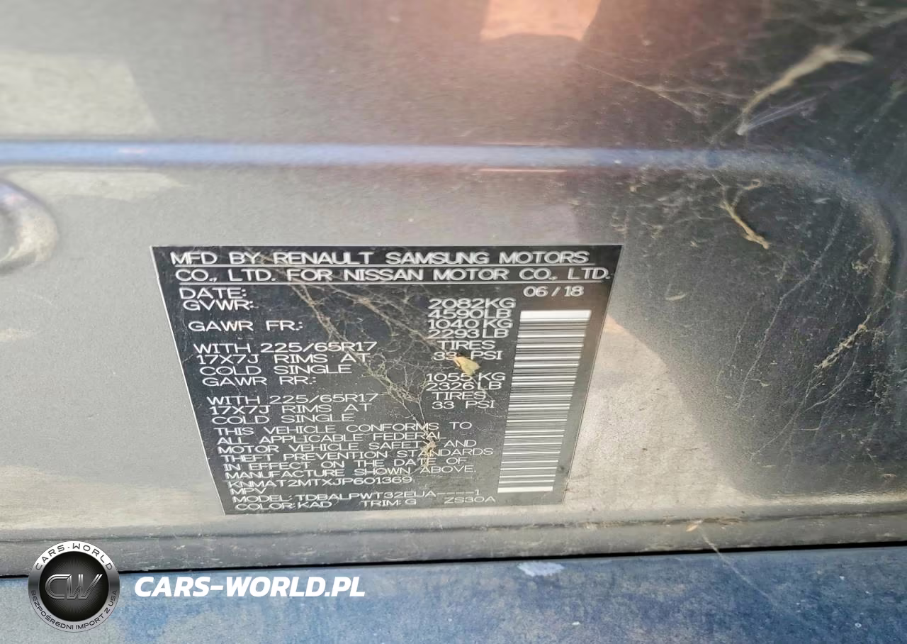 2018 Nissan Rogue S VIN:KNMAT2MTXJP601369 - 13