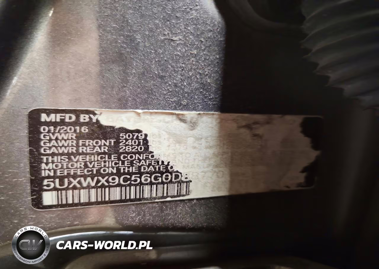 2016 BMW X3 xDrive28I VIN:5UXWX9C56G0D88770 - 13