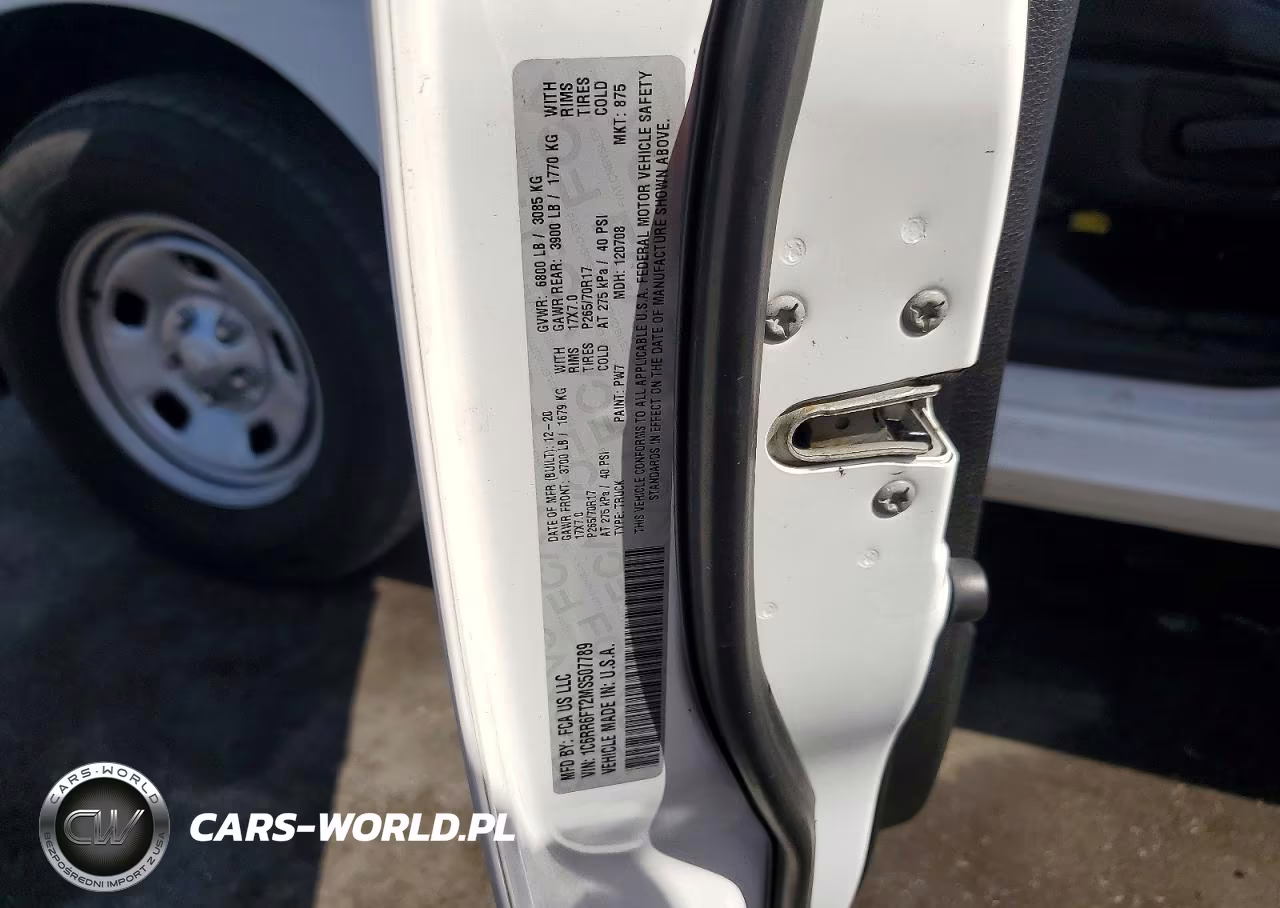 2021 Ram 1500 Classic Tradesman VIN:1C6RR6FT2MS507789 - 12