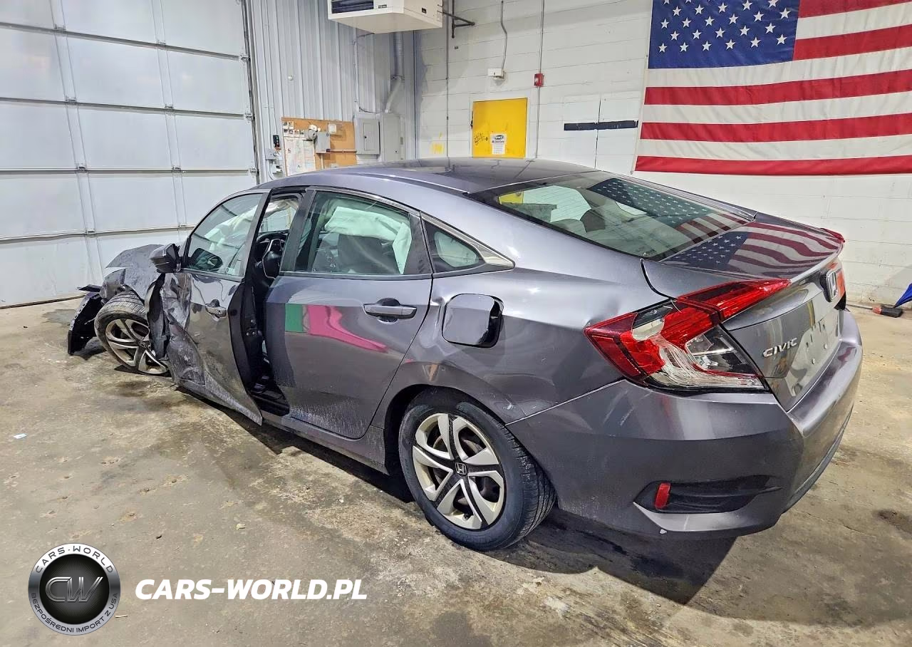 2018 Honda Civic Lx VIN:19XFC2F51JE029838 - 2