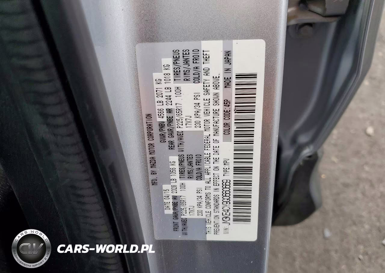 2016 Mazda Cx-5 Touring VIN:JM3KE4CY9G0660669 - 12
