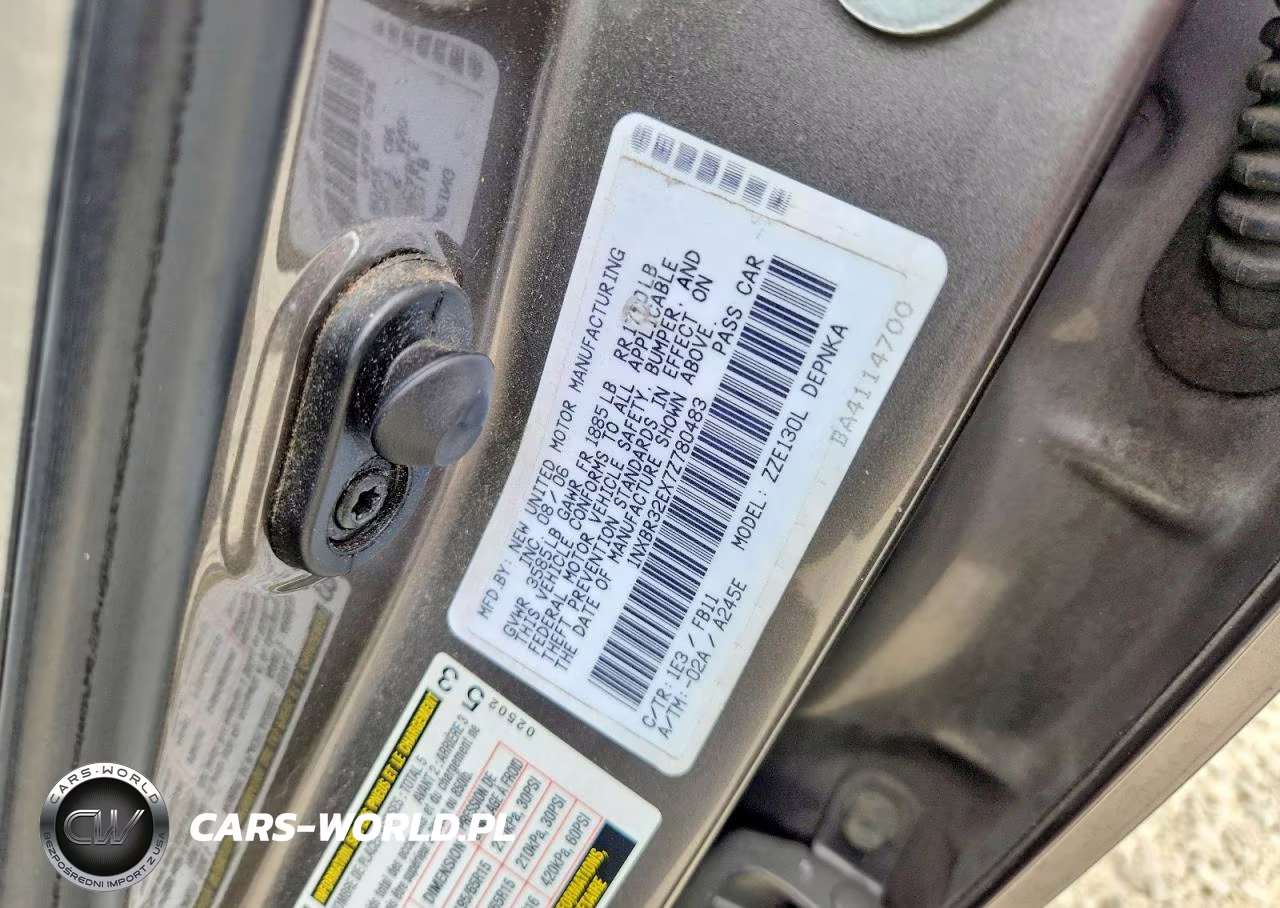 2007 Toyota Corolla Ce VIN:1NXBR32EX7Z780483 - 12
