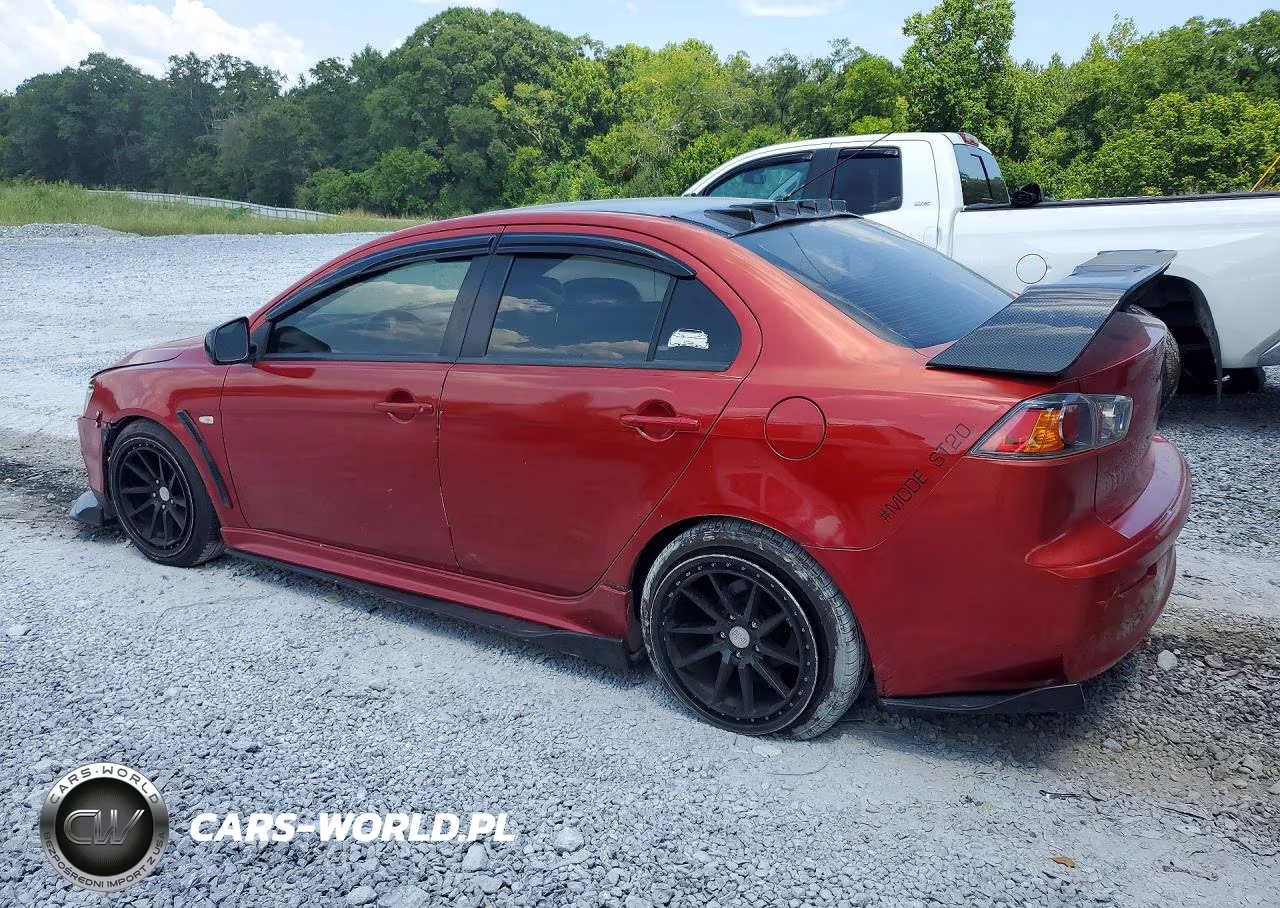 2009 Mitsubishi Lancer Es-Es Sport VIN:JA3AU26U29U006806 - 2