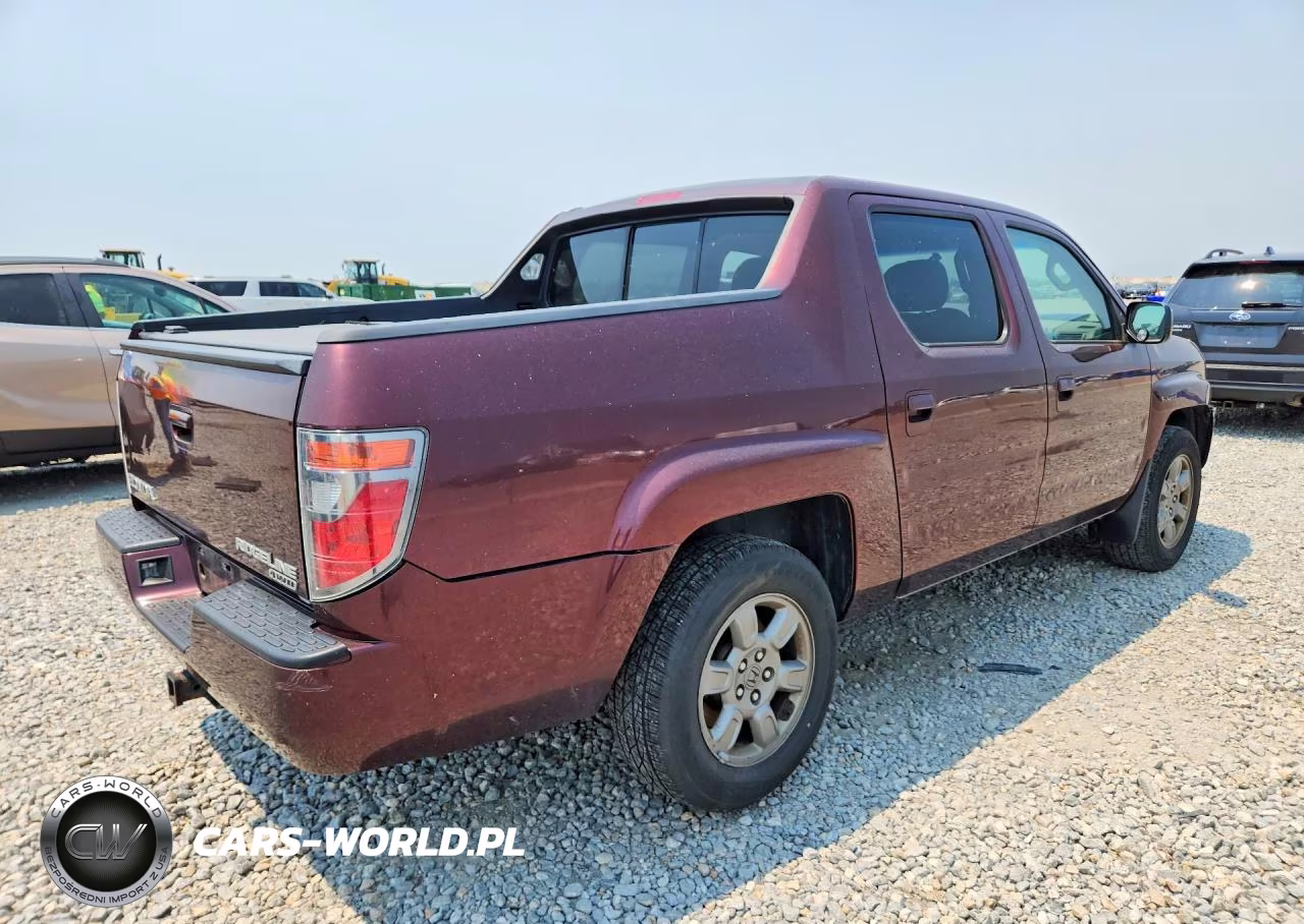 2007 Honda Ridgeline Rtx VIN:2HJYK16367H516238 - 3