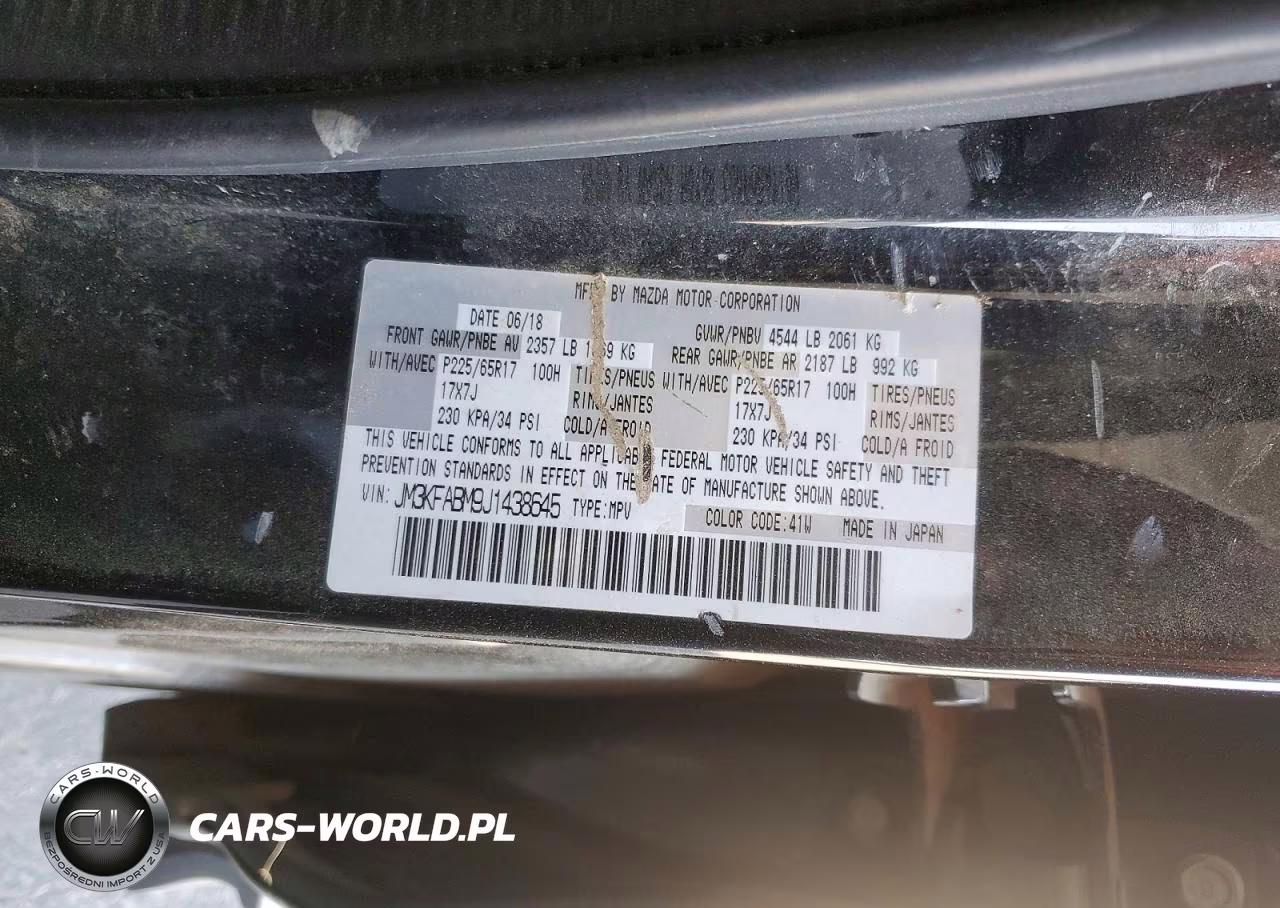 2018 Mazda Cx-5 Sport VIN:JM3KFABM9J1438645 - 13