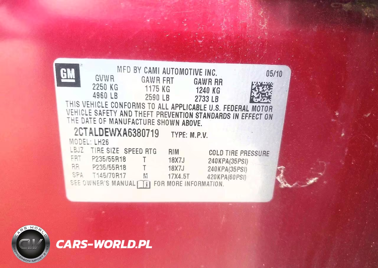 2010 GMC Terrain Sle VIN:2CTALDEWXA6380719 - 14