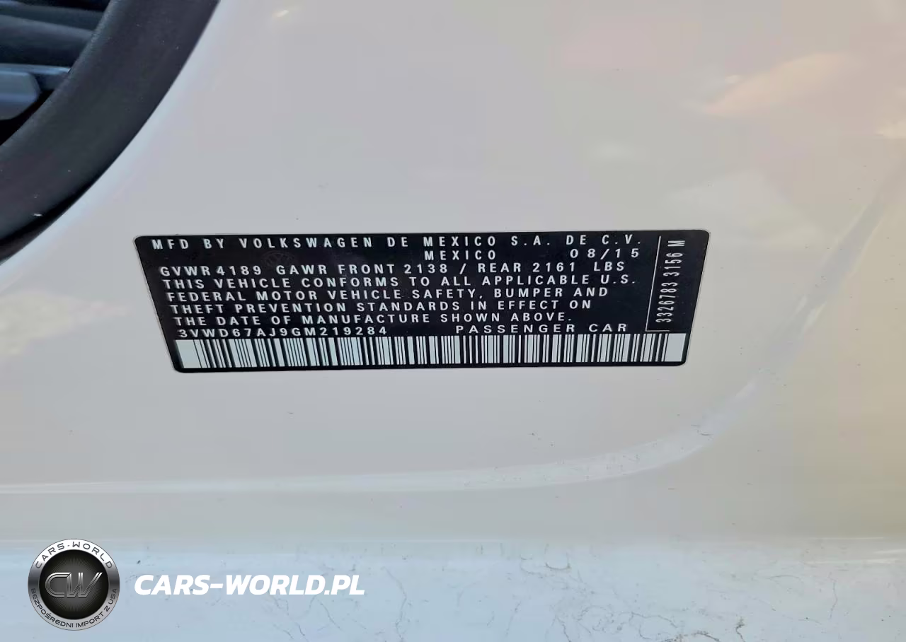 2016 Volkswagen Jetta Se VIN:3VWD67AJ9GM219284 - 12