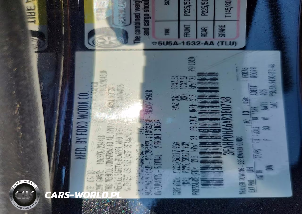 2010 Ford Fusion Se VIN:3FAHP0HA6AR380738 - 13