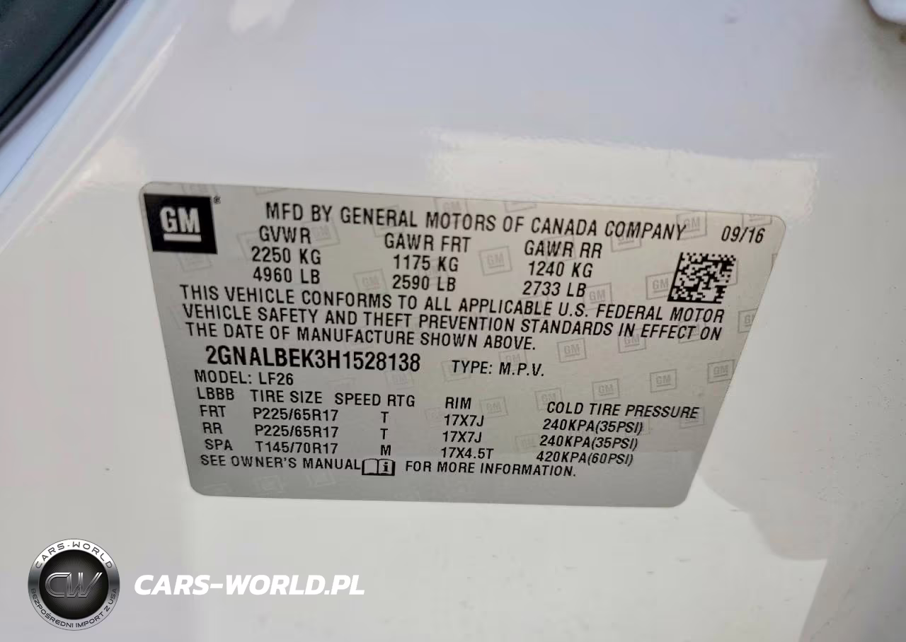 2017 Chevrolet Equinox Ls VIN:2GNALBEK3H1528138 - 14