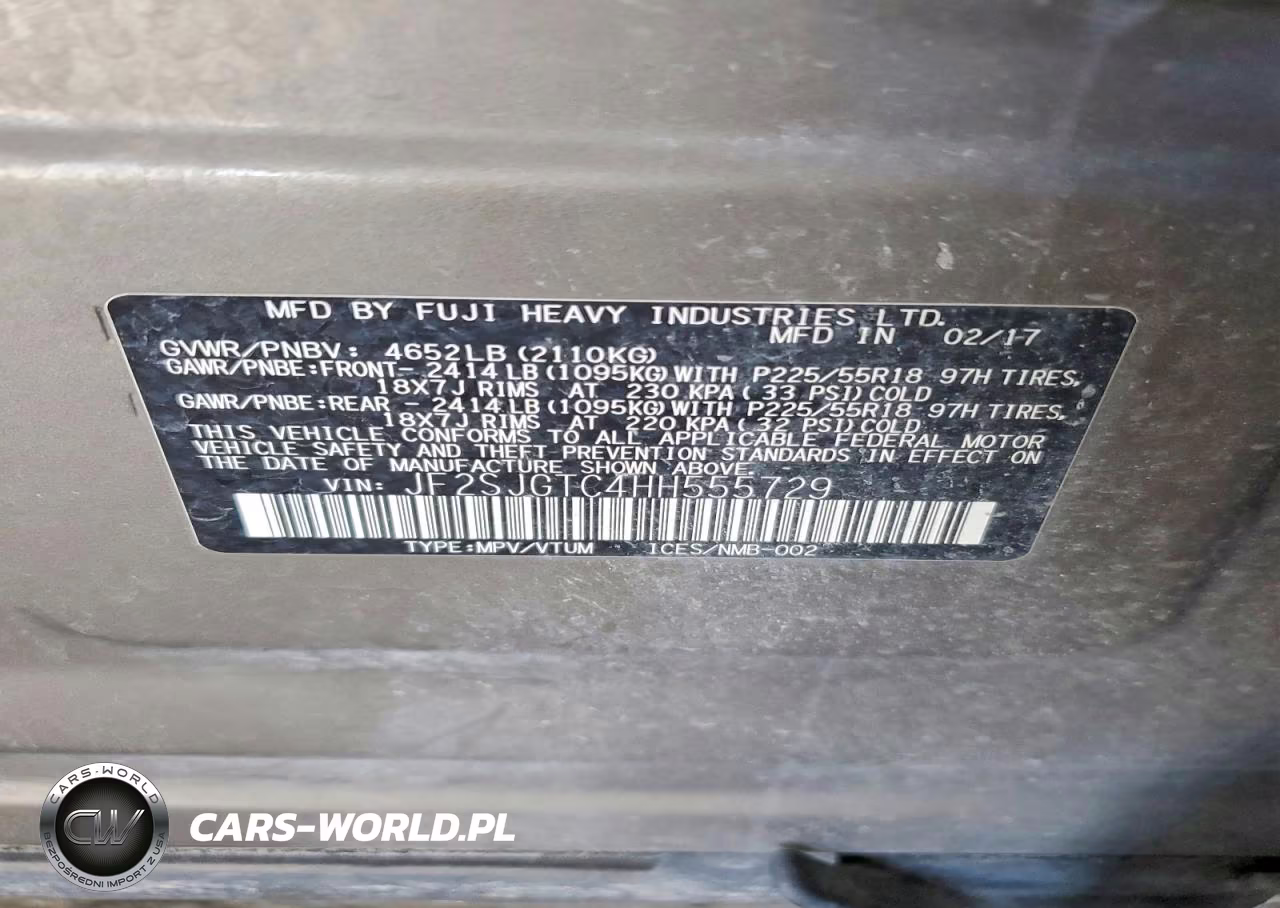 2017 Subaru Forester 2.0Xt Touring VIN:JF2SJGTC4HH555729 - 13