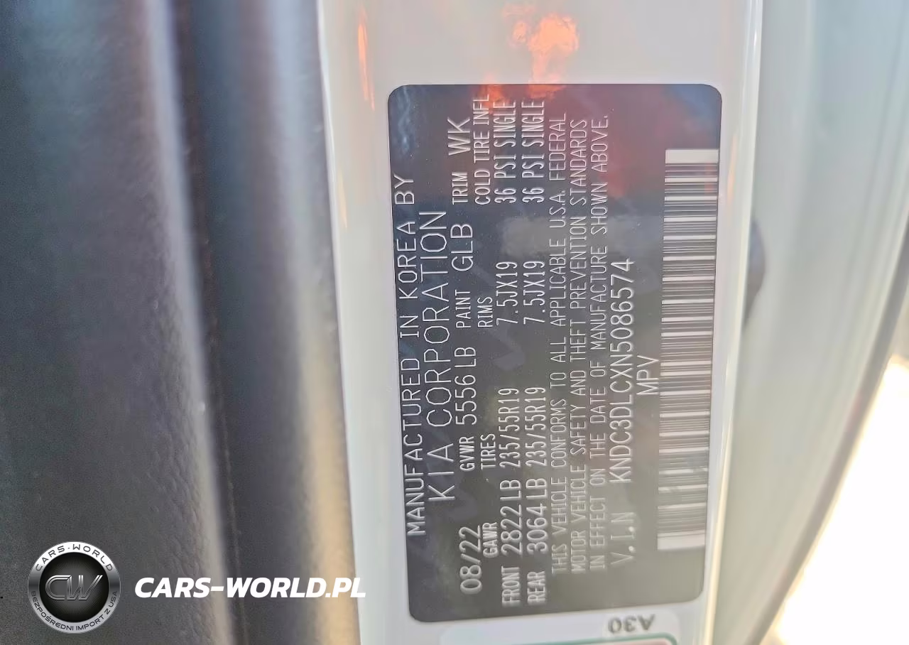 2022 Kia Ev6 Wind VIN:KNDC3DLCXN5086574 - 12