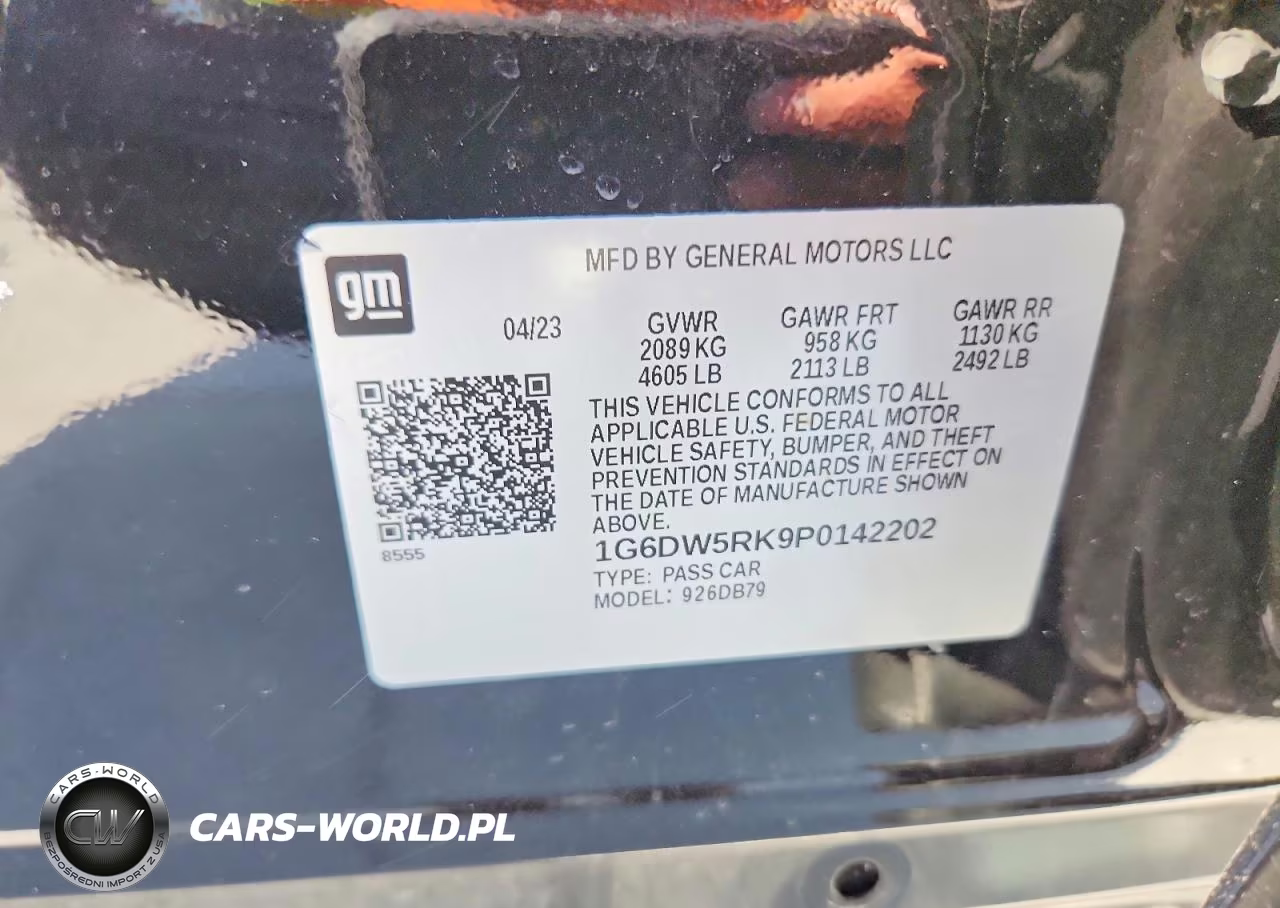 2023 Cadillac Ct5 Luxury VIN:1G6DW5RK9P0142202 - 13
