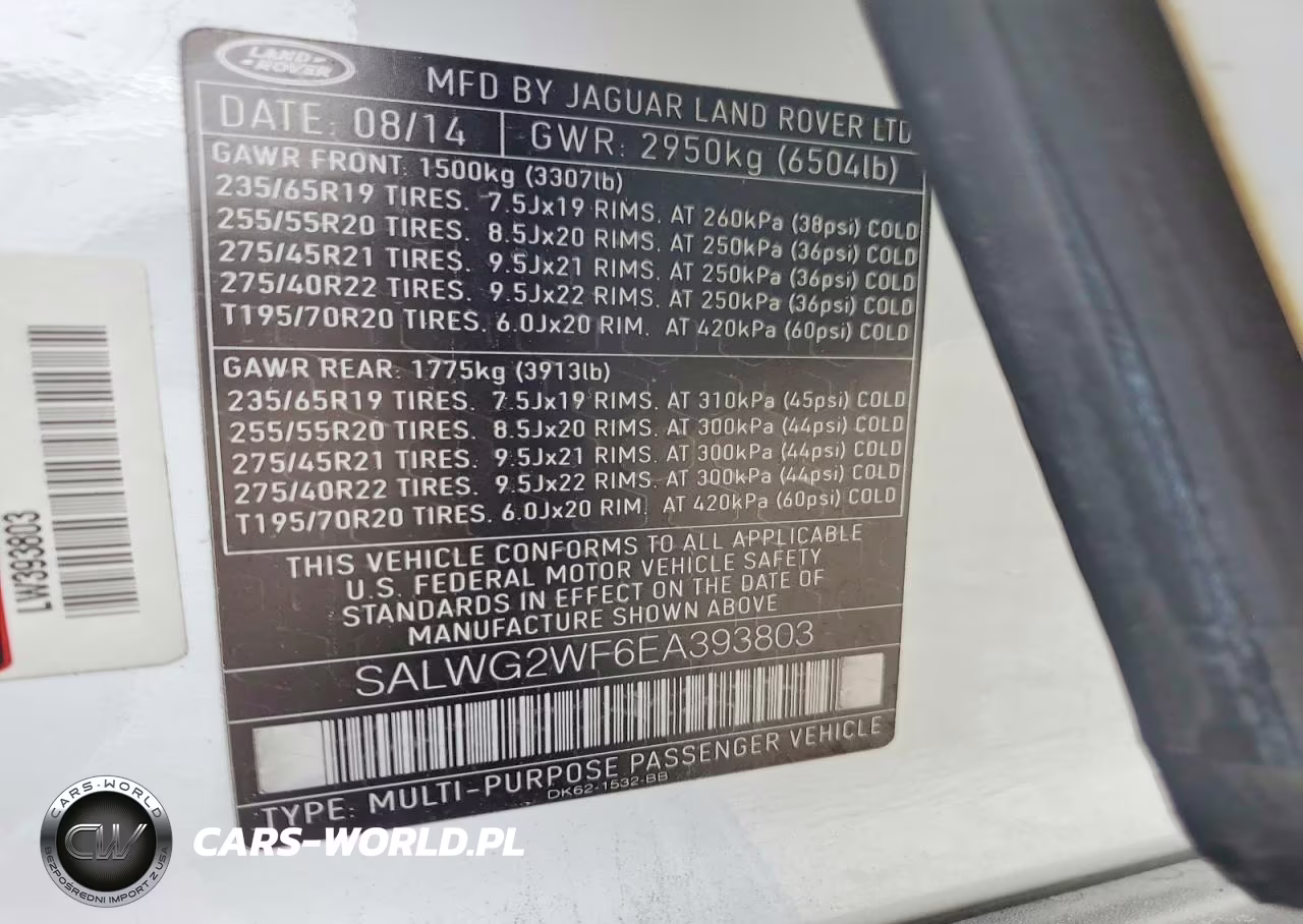 2014 Land Rover Range Rover Sport Se VIN:SALWG2WF6EA393803 - 14
