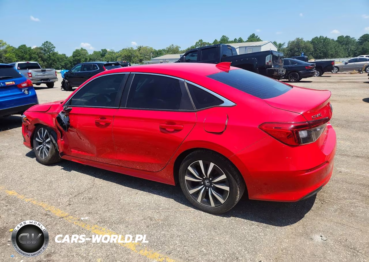 2022 Honda Civic Ex VIN:2HGFE1F75NH303480 - 2