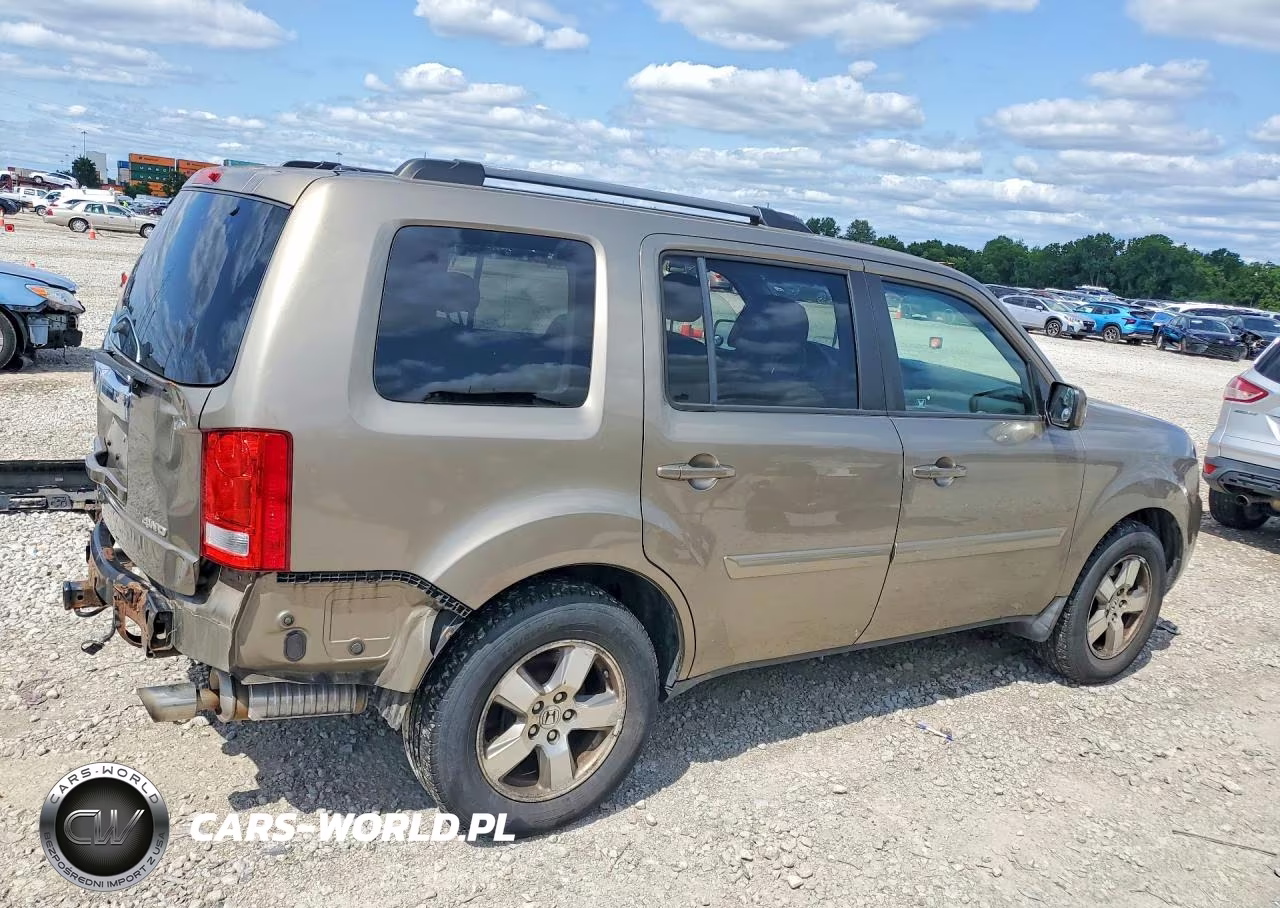 2011 Honda Pilot Exl VIN:5FNYF4H53BB010633 - 3