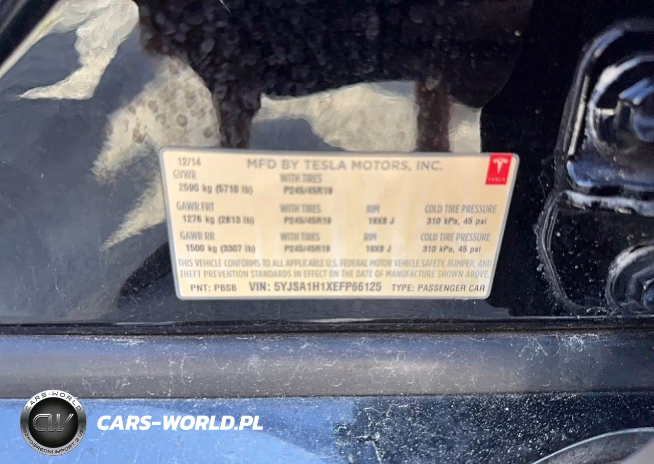 2014 Tesla Model S VIN:5YJSA1H1XEFP66125 - 10