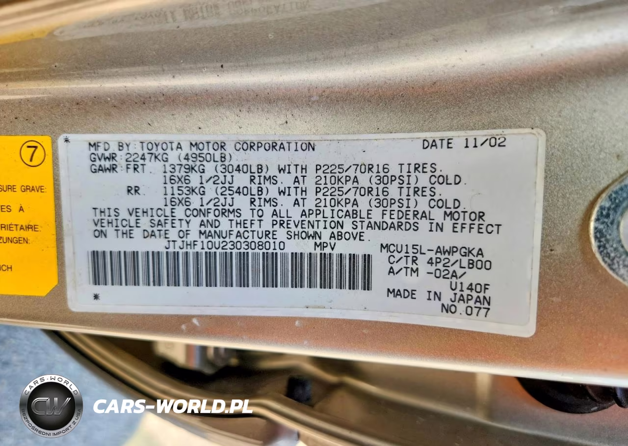 2003 Lexus Rx 300 VIN:JTJHF10U230308010 - 13