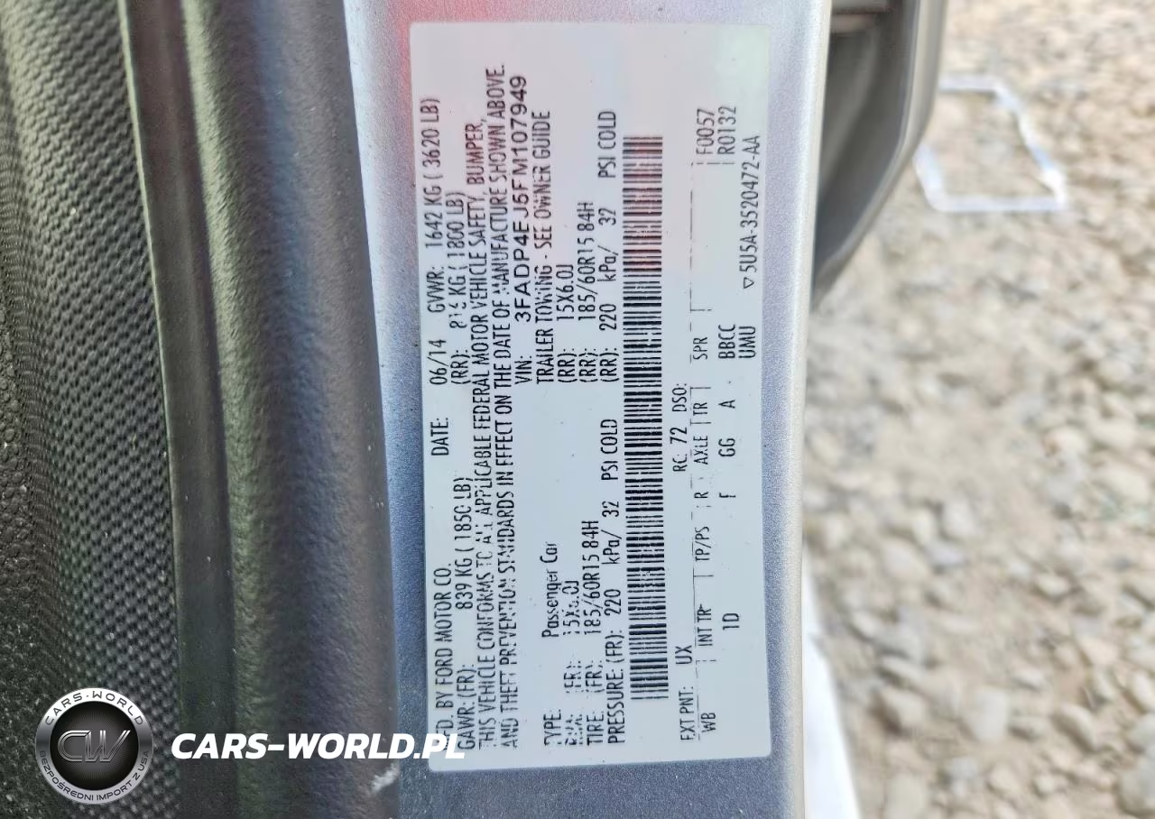 2015 Ford Fiesta Se VIN:3FADP4EJ5FM107949 - 12