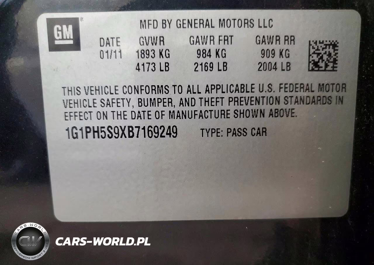 2011 Chevrolet Cruze Ltz VIN:1G1PH5S9XB7169249 - 13
