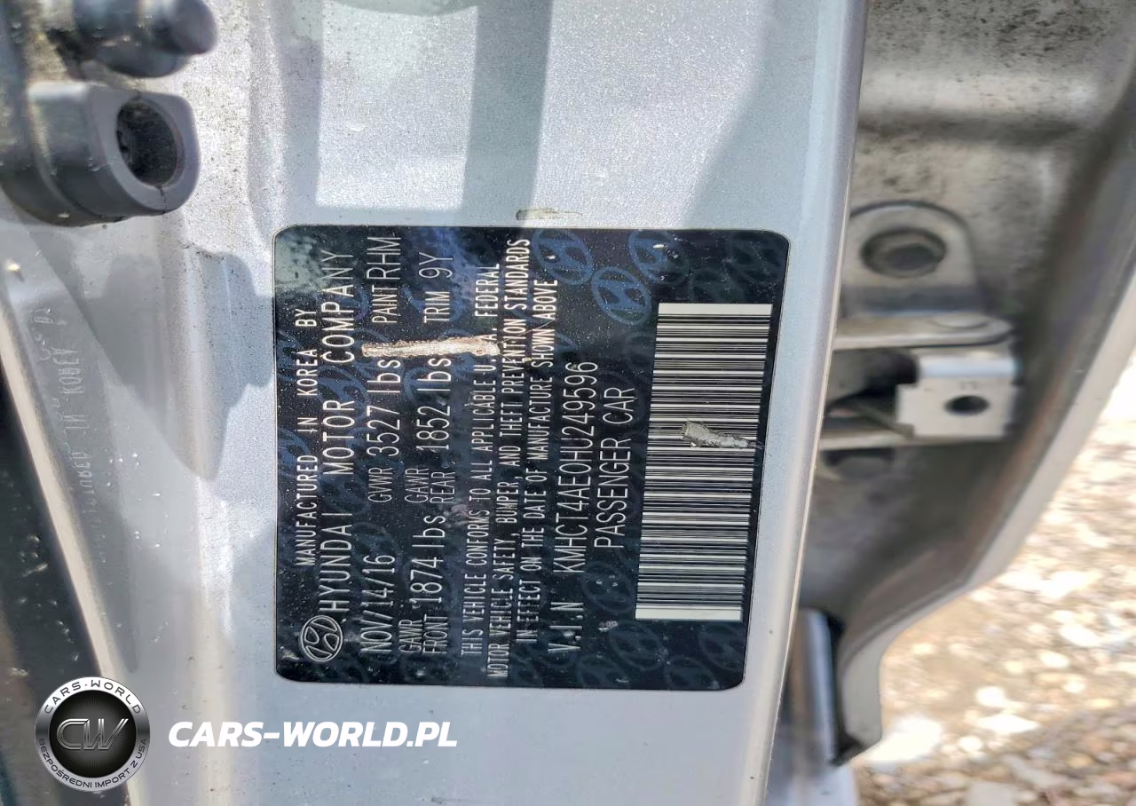2017 Hyundai Accent Se VIN:KMHCT4AE0HU249596 - 12