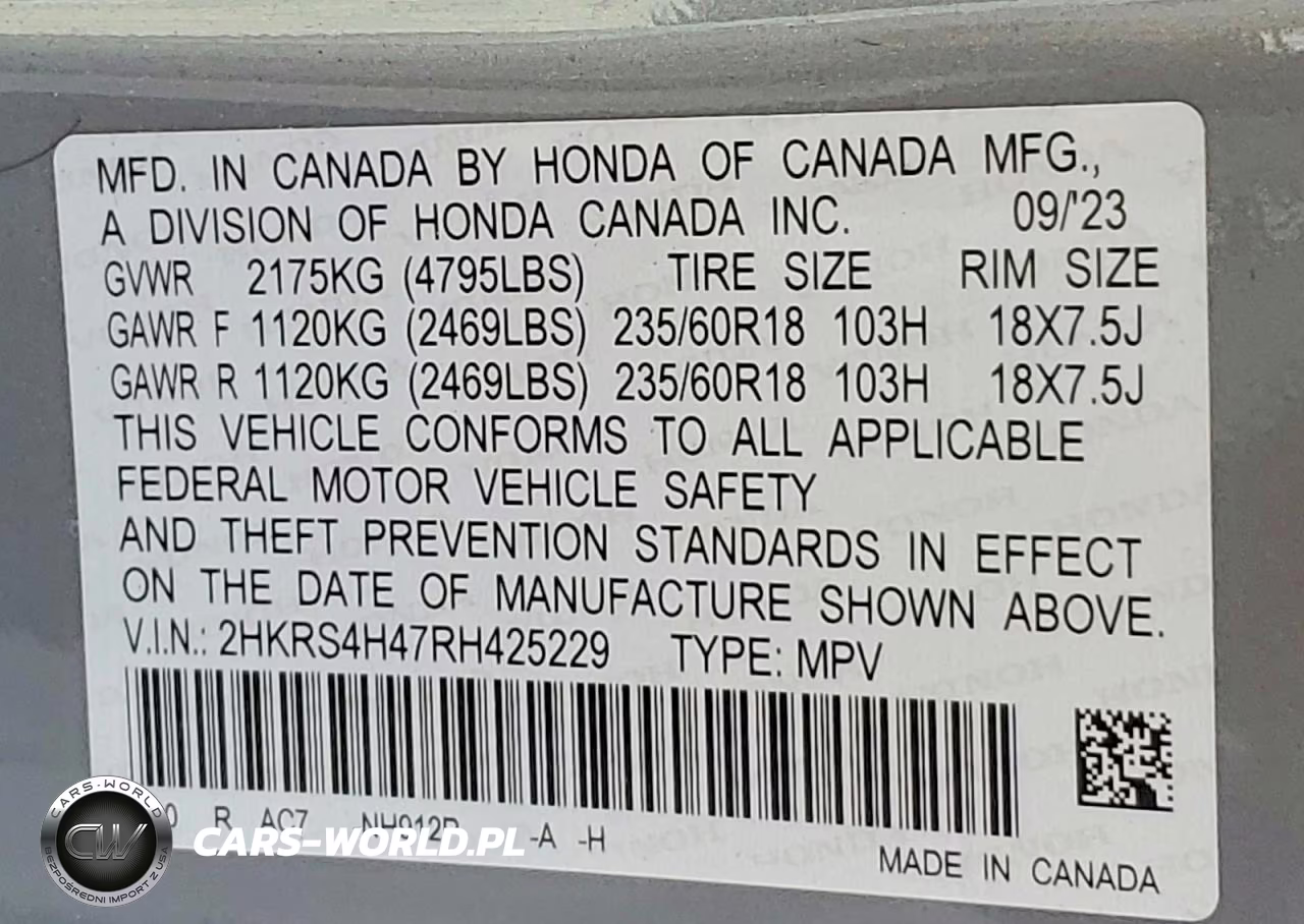 2024 Honda Cr-V Ex VIN:2HKRS4H47RH425229 - 13