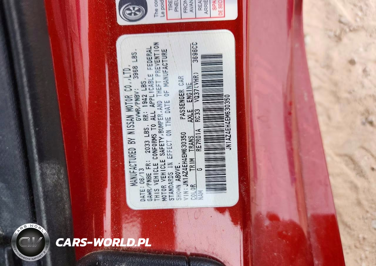2014 Nissan 370Z Base VIN:JN1AZ4EH4EM630350 - 12