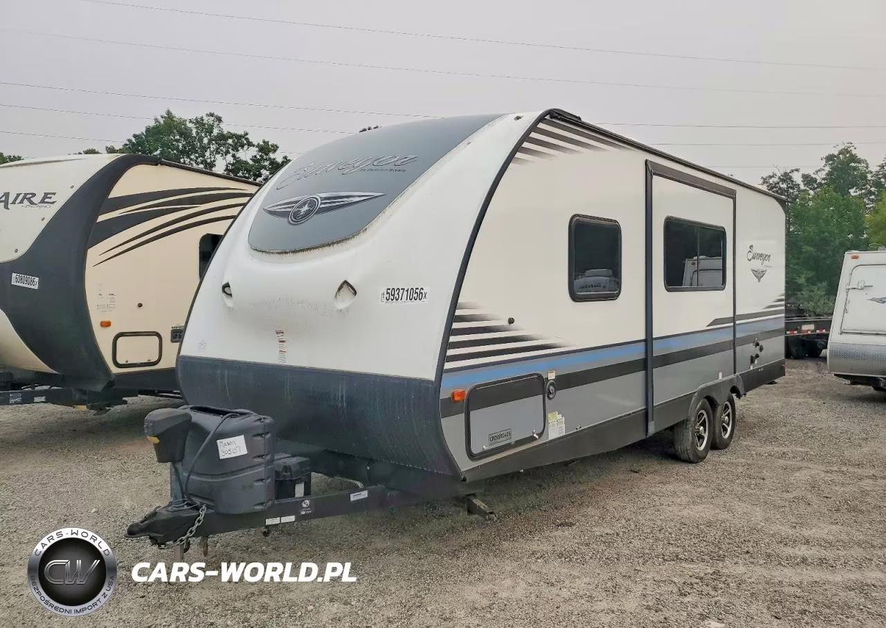2017 Forest River Surveyor Camper VIN:4X4TSVZ2XHL030507 - 2