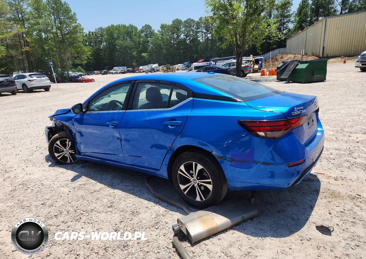 2021 Nissan Sentra Sv VIN:3N1AB8CV2MY210196 - 2
