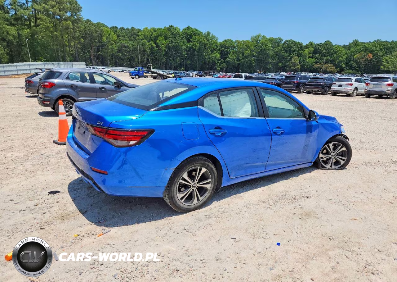2021 Nissan Sentra Sv VIN:3N1AB8CV2MY210196 - 3