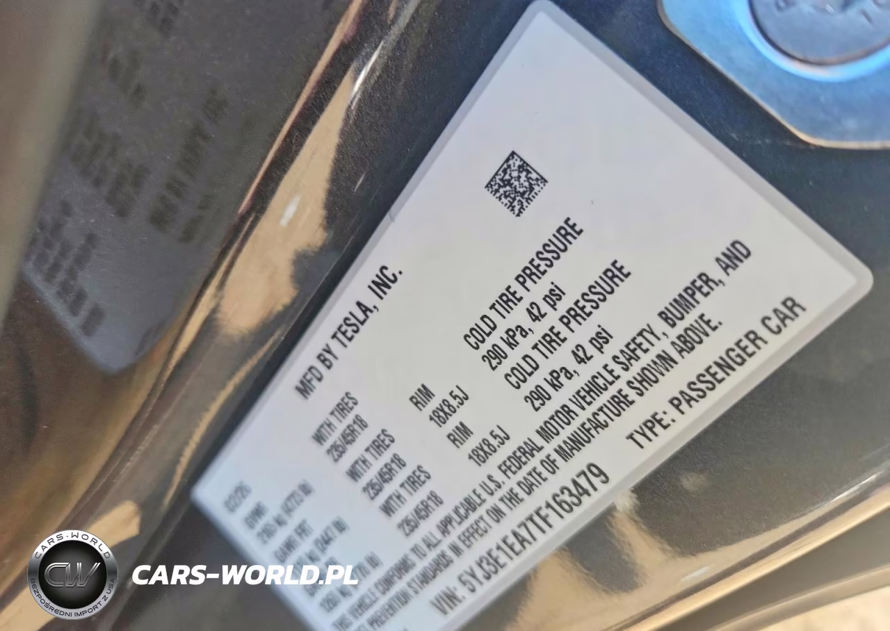 2026 Tesla Model 3 VIN:5YJ3E1EA7TF163479 - 12