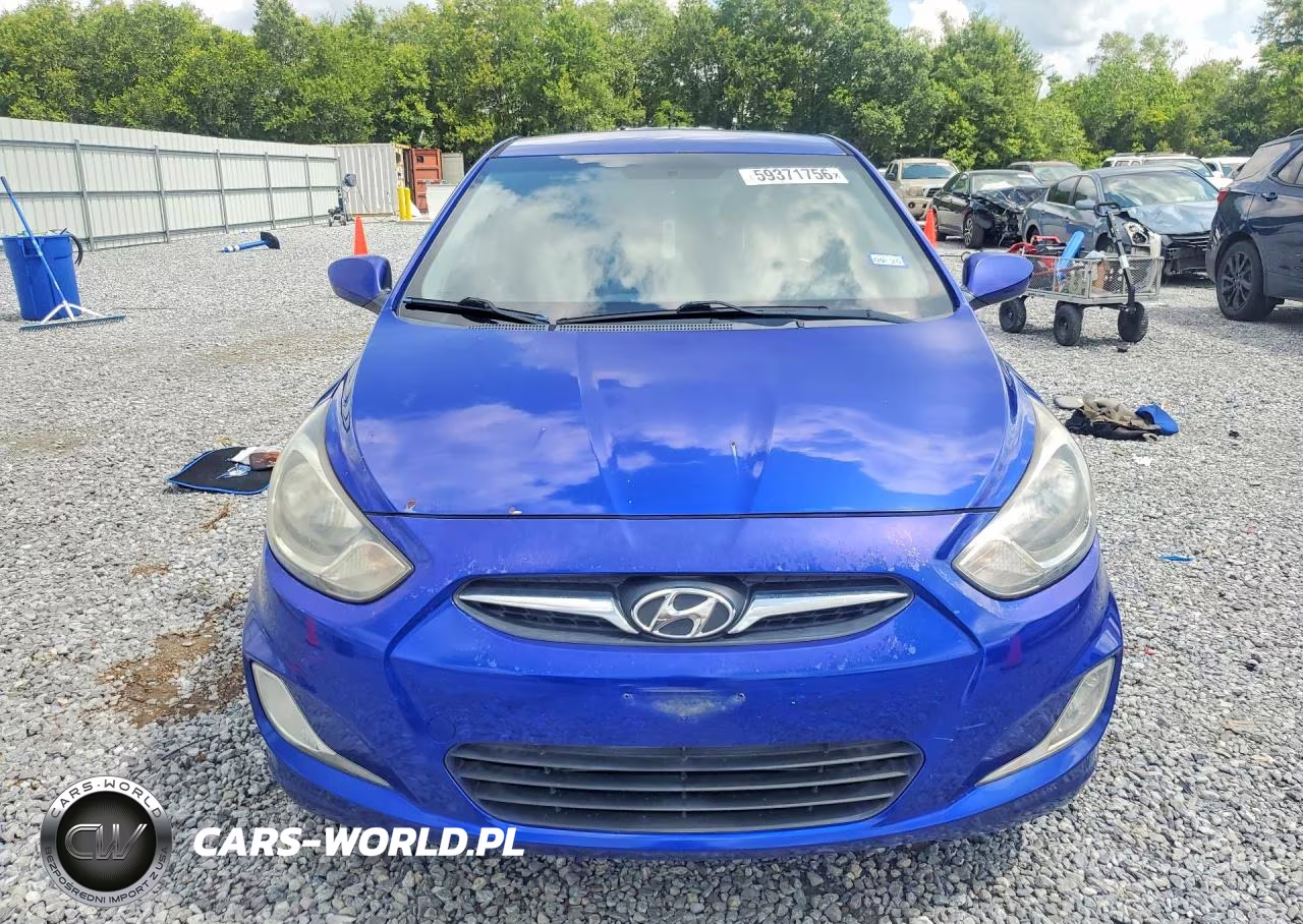 2012 Hyundai Accent Se VIN:KMHCU5AE4CU057447 - 5