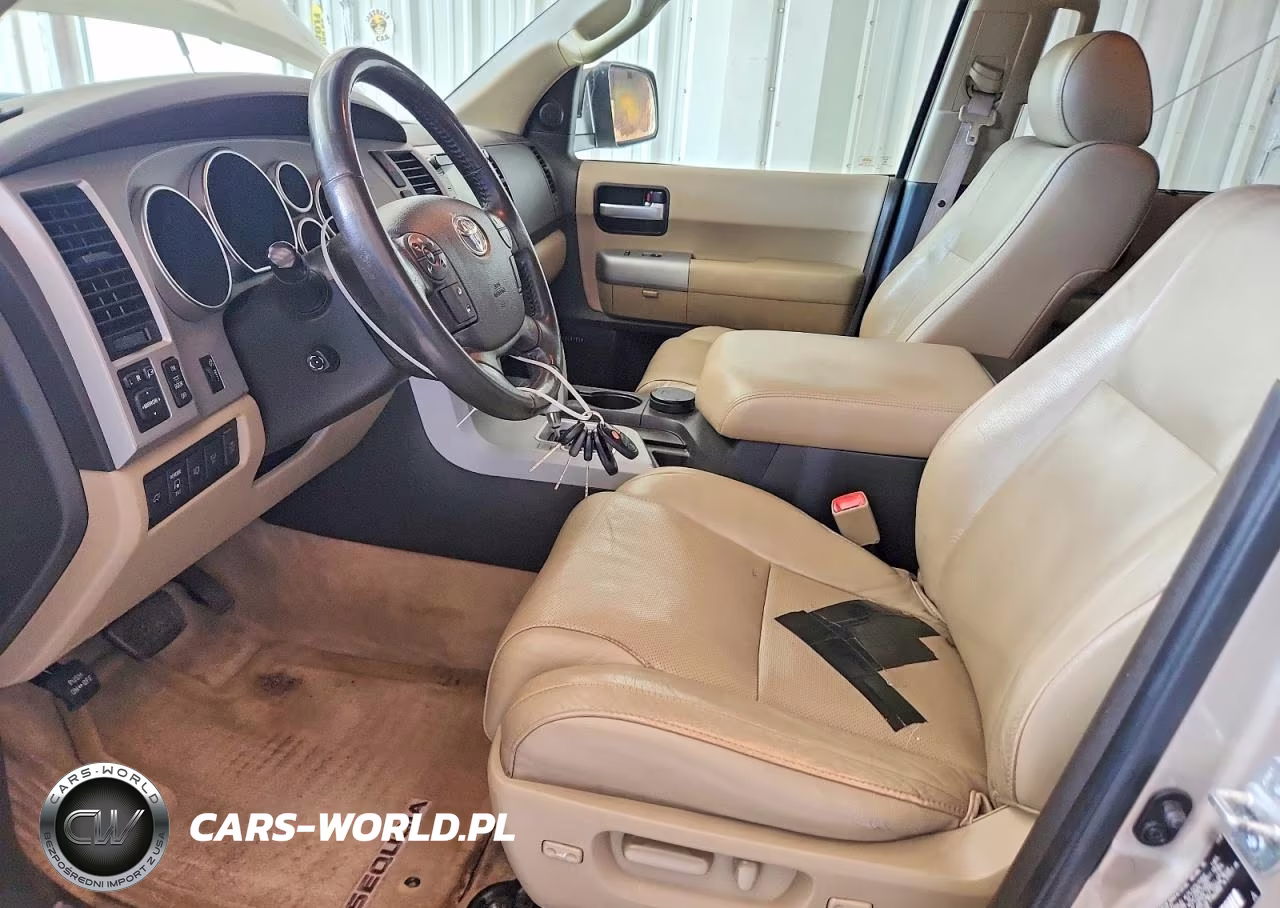 2008 Toyota Sequoia Platinum VIN:5TDBY67A28S001291 - 7