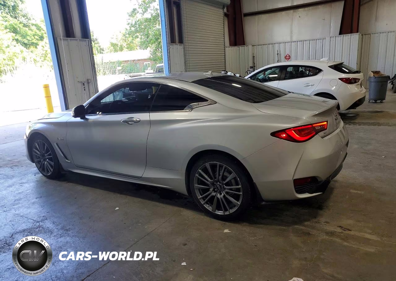 2017 Infiniti Q60 Red Sport 400 VIN:JN1FV7EL1HM701919 - 2