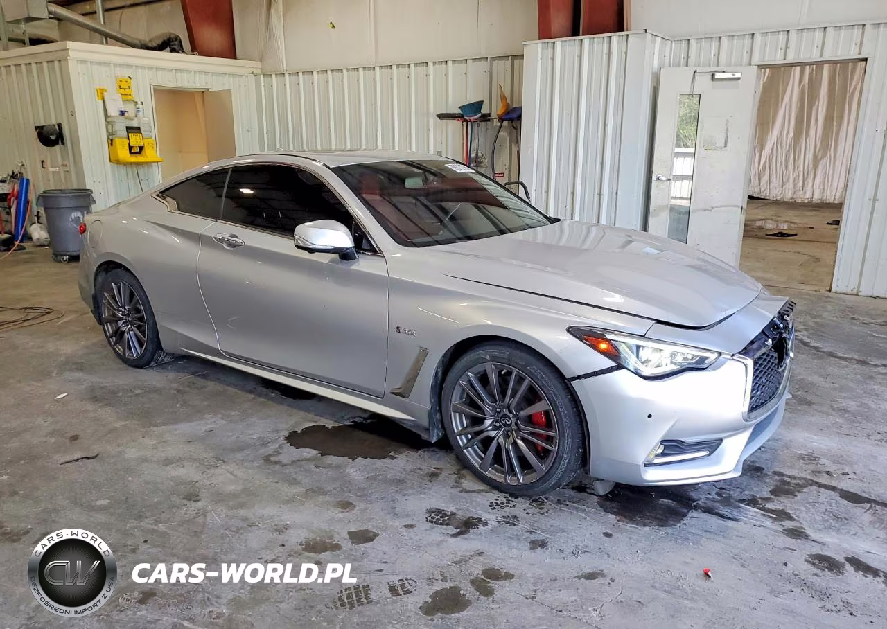 2017 Infiniti Q60 Red Sport 400 VIN:JN1FV7EL1HM701919 - 4