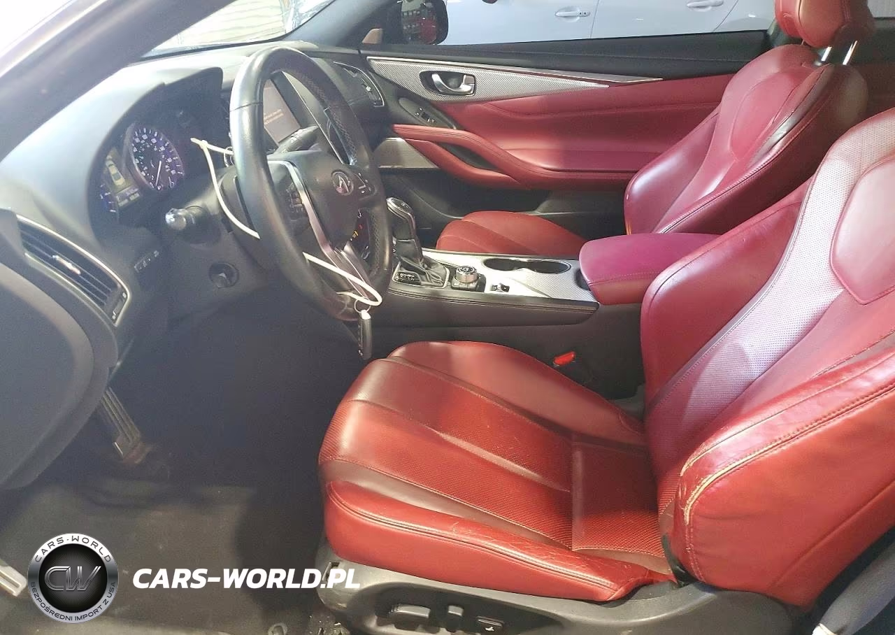 2017 Infiniti Q60 Red Sport 400 VIN:JN1FV7EL1HM701919 - 7