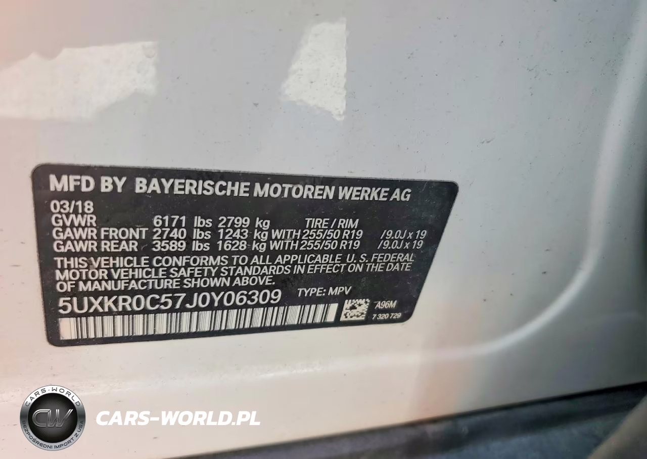 2018 BMW X5 xDrive35I VIN:5UXKR0C57J0Y06309 - 13