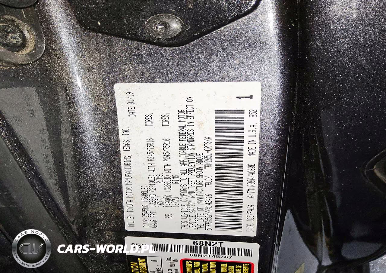 2019 Toyota Tacoma Sr VIN:5TFRX5GNXKX142416 - 12
